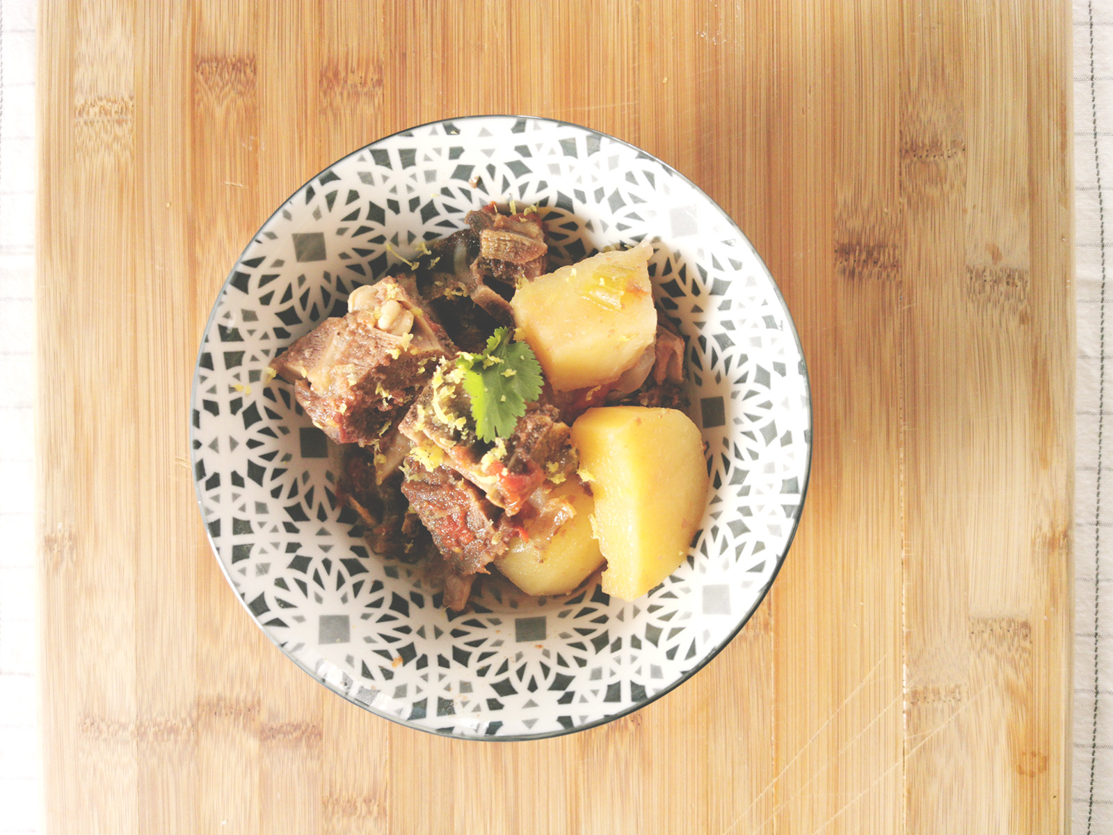 Poulet effiloché